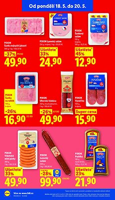 akční leták Lidl 18.5.2026-20.5.2026