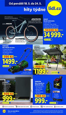 akční leták Lidl 18.5.2026-24.5.2026